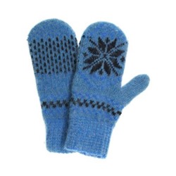 Варежки подростковые "Звезда 3 цвета" 1002-1
