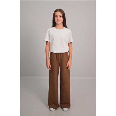 Брюки палаццо из футера для девочки Happyfox