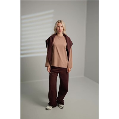 Женский лонгслив оверсайз Happyfox