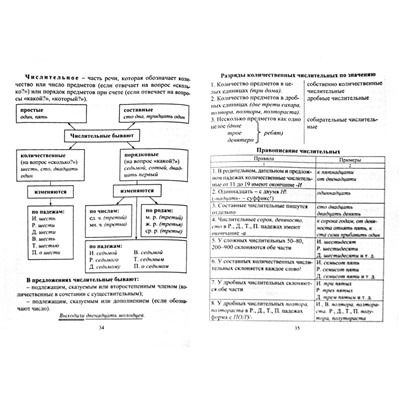Русский язык. 5-8 классы. Основные правила, образцы разбора, словарные слова, сведения. ФГОС