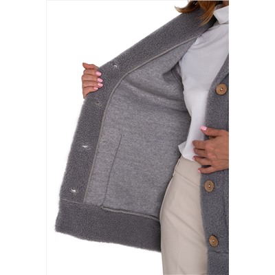 Жилет женский WOOL цвет СЕРЫЙ