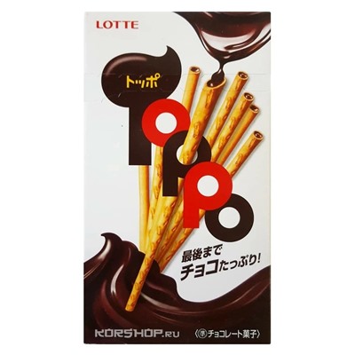 Соломка с шоколадной начинкой Toppo Lotte, Япония, 72 г. Срок до 31.07.2024.Распродажа