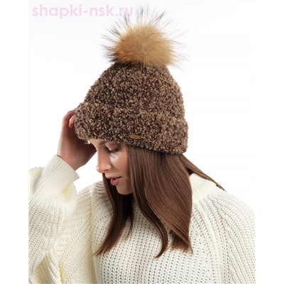 7136 Шапка женская флис (56-58)