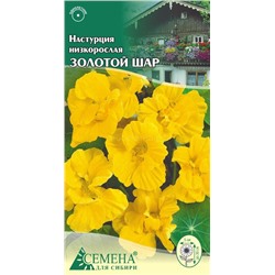 Настурция Золотой шар низкорослая, 0,5г (цв)