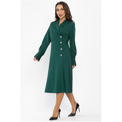 Платье Соломия (зеленое) П14215-5М