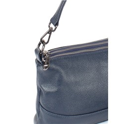 Сумка женская натуральная кожа GU 2023-7148,  3отд,  плечевой ремень,  синий 257314