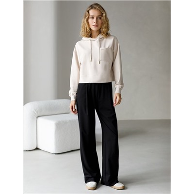 Брюки из тонкого джерси со шнурком