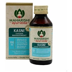 KASNI Cough Syrup, Maharishi Ayurveda (КАСНИ, Сироп от кашля, Махариши Аюрведа), 100 мл.
