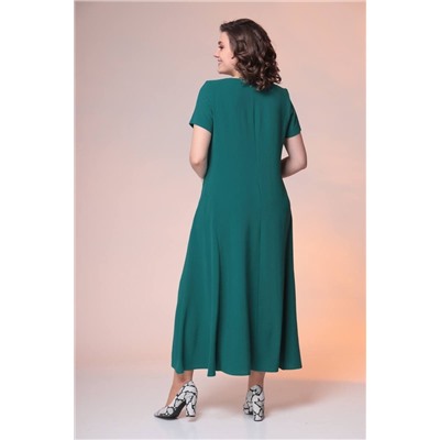 Romanovich Style 1-1826 изумрудный, Платье