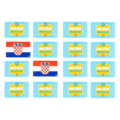 Настольная игра "МЕМО" Флаги (Европа). Серия АКТИВ time