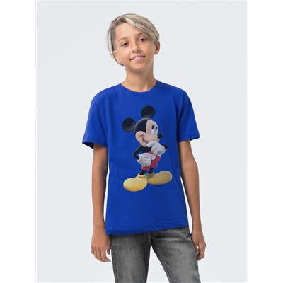 Футболка детская Mickey Mouse, ярко-синяя
