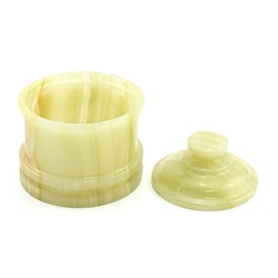 Сахарница из оникса 85*85*120мм.