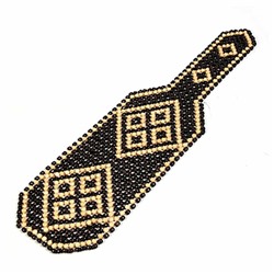 NG. Массажер 131x39см, деревянные шарики, светлое дерево 768-127