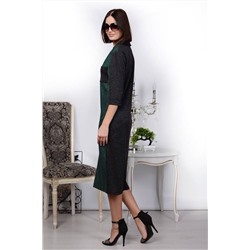 PATRICIA by La Cafe NY15236 зеленый,черный, Платье