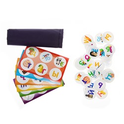 Лото с пластиковыми фишками «Азбука»