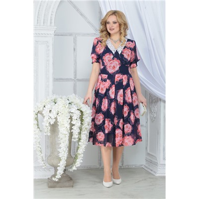 Ninele 7318 красные розы, Платье