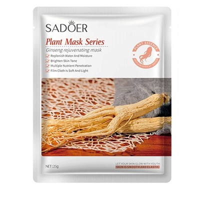 Тканевая маска с экстрактом женьшеня SADOER (990238)