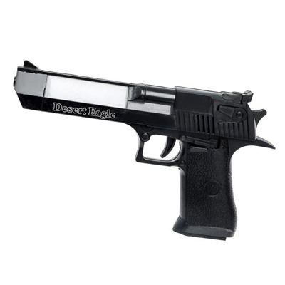 Пистолет Desert Eagle с биноклем, свет, звук, работает от батареек
