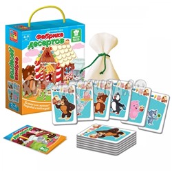 Игра карточная "Фабрика десертов" VT2308-10, VT2308-10