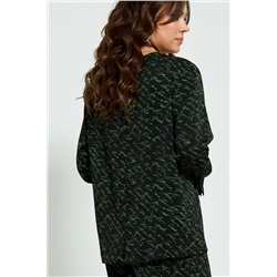 Магия моды 2179 черный-зеленый, Брюки,  Блуза