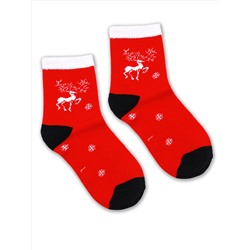 Детские носки 3-5 лет (15-18) см. "Christmas" Олень