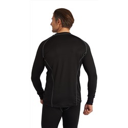 Термобельё в комплекте (фуфайка. кальсоны) EcoDry RealMan чёрное