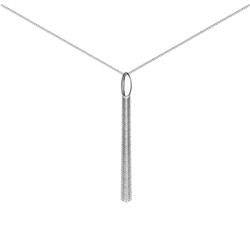 Колье из серебра без вставки, Л-26374