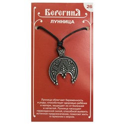 Амулет защитный Берегиня №26 "Лунница" материал олово SH 71726