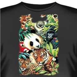 Футболка Art_Brands «Panda Collage» (Коллаж панды, 00006)