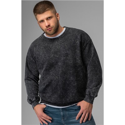 Мужской свитшот оверсайз из футера двухнитки Happyfox