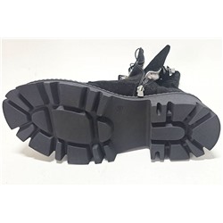 2203-1 черн Ботинки зима женские (36-40)/6