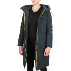 888 DARK BLUE Пальто зимнее женское VINVELLA (200 гр. холлофайбер) размеры 42-44-46-48-50