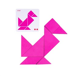 Настольная игра головоломка IQ Пазлы «Танграм» серии Baby Toys wood