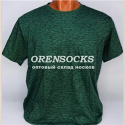 МУЖСКАЯ ОДНОТОННАЯ ФУТБОЛКА БЕЗ ПРИНТА ХЛОПОК 100% ФИРМЫ БОГАТЫРЬ 1111-14