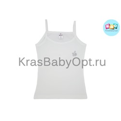 Майка белая для девочки