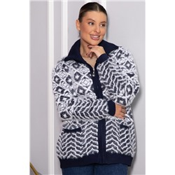 Свитер на молнии Сканди НЬЮ (синий) Б14402-20М