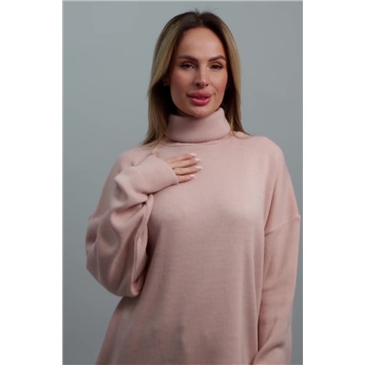 Женский свитер оверсайз с высоким воротом Happyfox