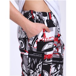 Брюки "Сальвадор" белый дракон