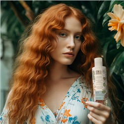 Ayurvedic Shampoo ALOE VERA & MORINGA, Indibird (Аюрведический шампунь АЛОЭ (алое) ВЕРА И МОРИНГА С ПРОТЕИНАМИ ШЕЛКА И КЕРАТИНА, для окрашенных волос, Индибёрд), 250 мл.