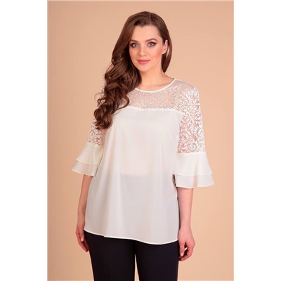 Liona Style 632 белый/темно-синий, Брюки,  Блуза