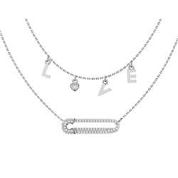 Колье из серебра куб.циркон., ЗК3121483