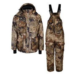 Костюм муж. "Tauren" зимний, куртка/полукомб., тк./подкл.:Alova Premium/Fleece,кмф"Beigecloud" К-471