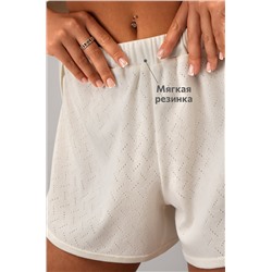 Женская пижама с шортами из ажурного хлопка Happyfox