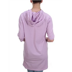 0052 LILAC Кофта женская хлопковая FANG YILU размер свободный 46-48-50