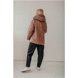 Стильная леди М-661 шоколад, Куртка