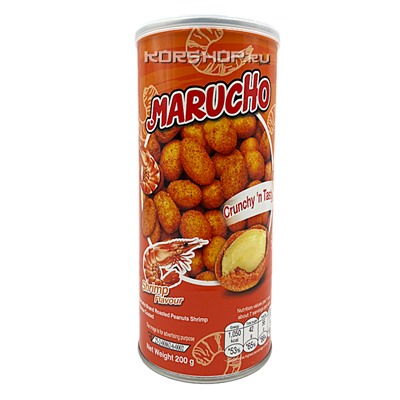 Жареный арахис в глазури со вкусом креветок Marucho, Таиланд, 200 г Акция