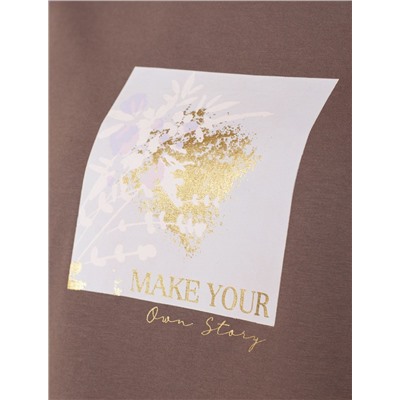 Футболка из премиального хлопка с авторским принтом