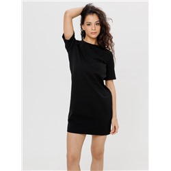 Трикотажное платье LINGEAMO черное ВП-05 (7)