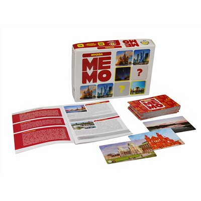 Настольная игра МЕМО «Москва» (50 карточек)