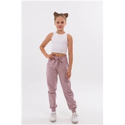 Брюки-джоггеры из футера для девочки Happyfox